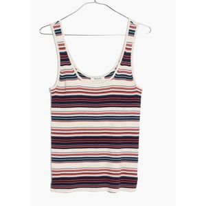 FINAL HRS: Madewell Ribbed Stripe Sweater Tank